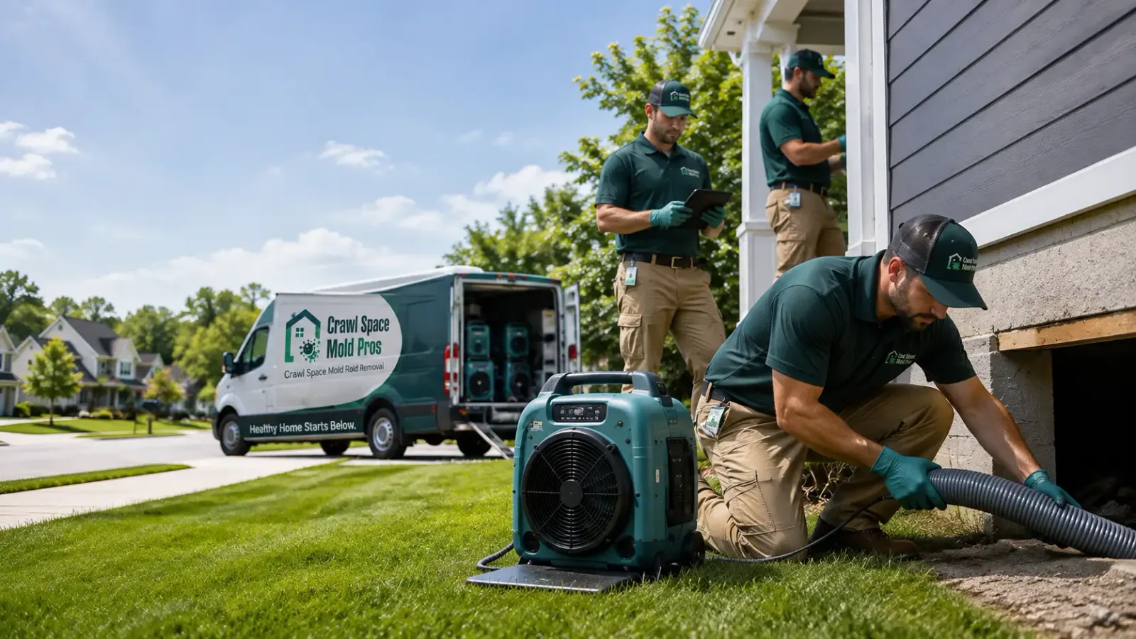 Crawl Space Mold Removal in Michigan